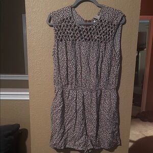 American Rag sleeveless Patterned Romper